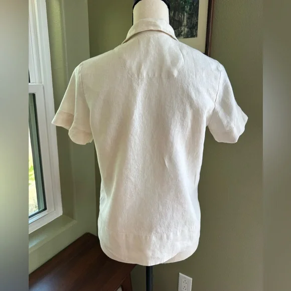 Everlane Button-Up Linen Top - Picture 3 of 7